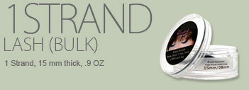 1 STRAND SINGLE LASH: